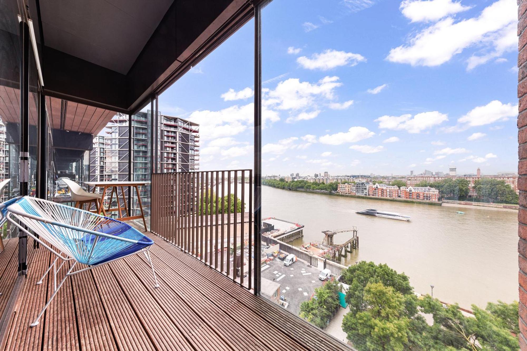River Panorama Central London 2 Bedroom New Development Kültér fotó