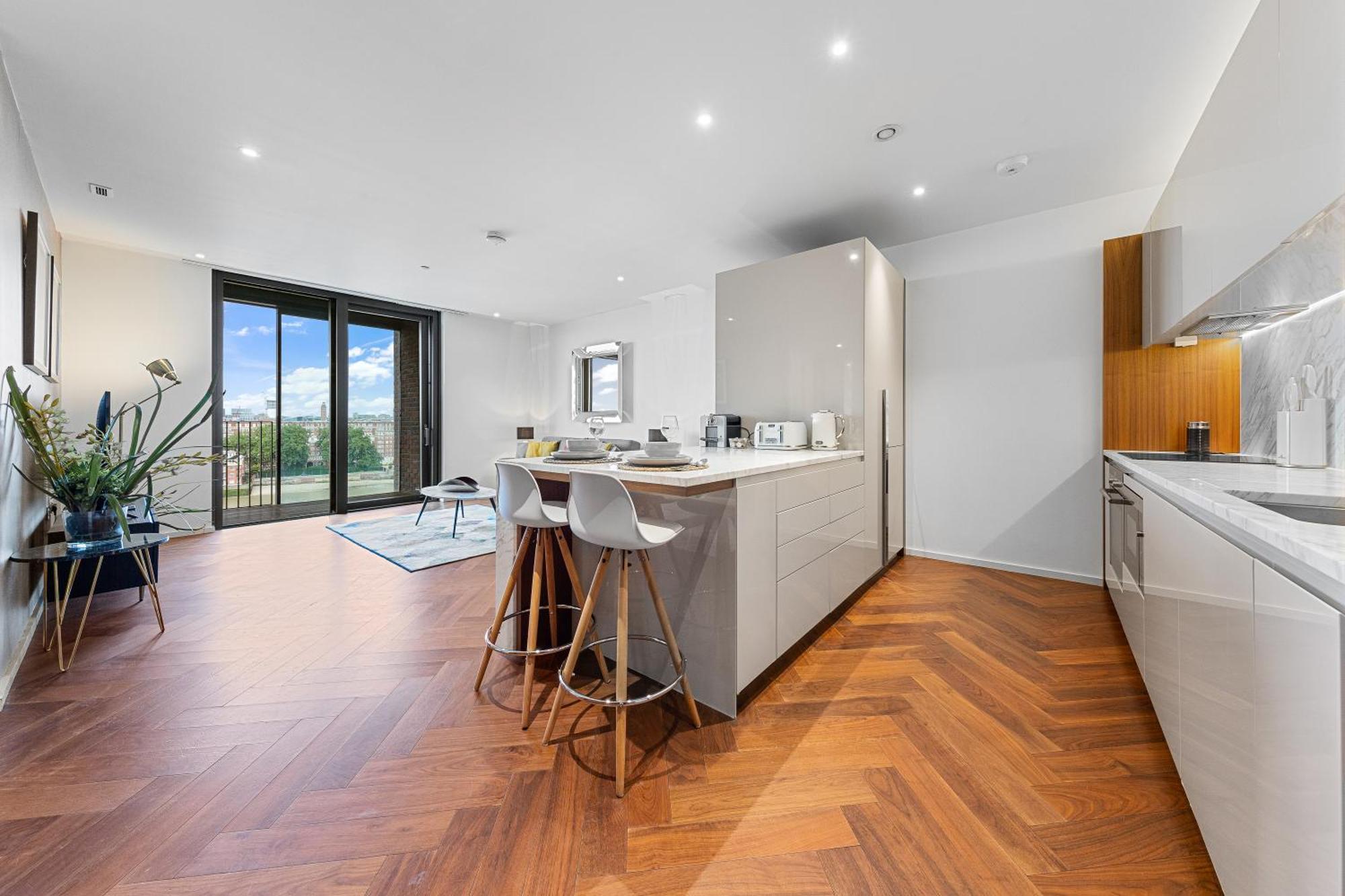 River Panorama Central London 2 Bedroom New Development Kültér fotó