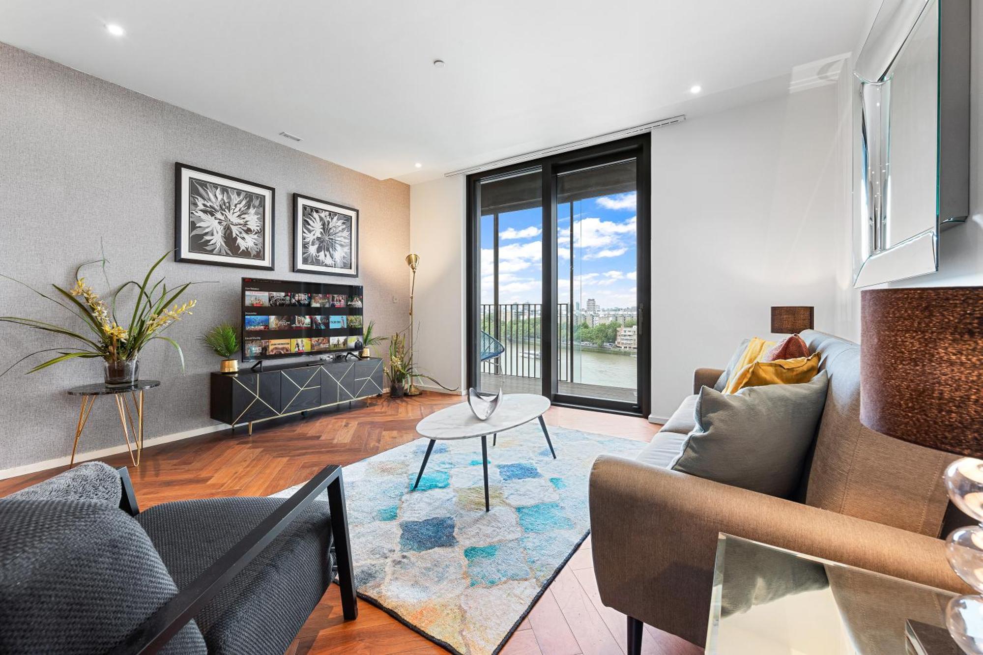 River Panorama Central London 2 Bedroom New Development Kültér fotó