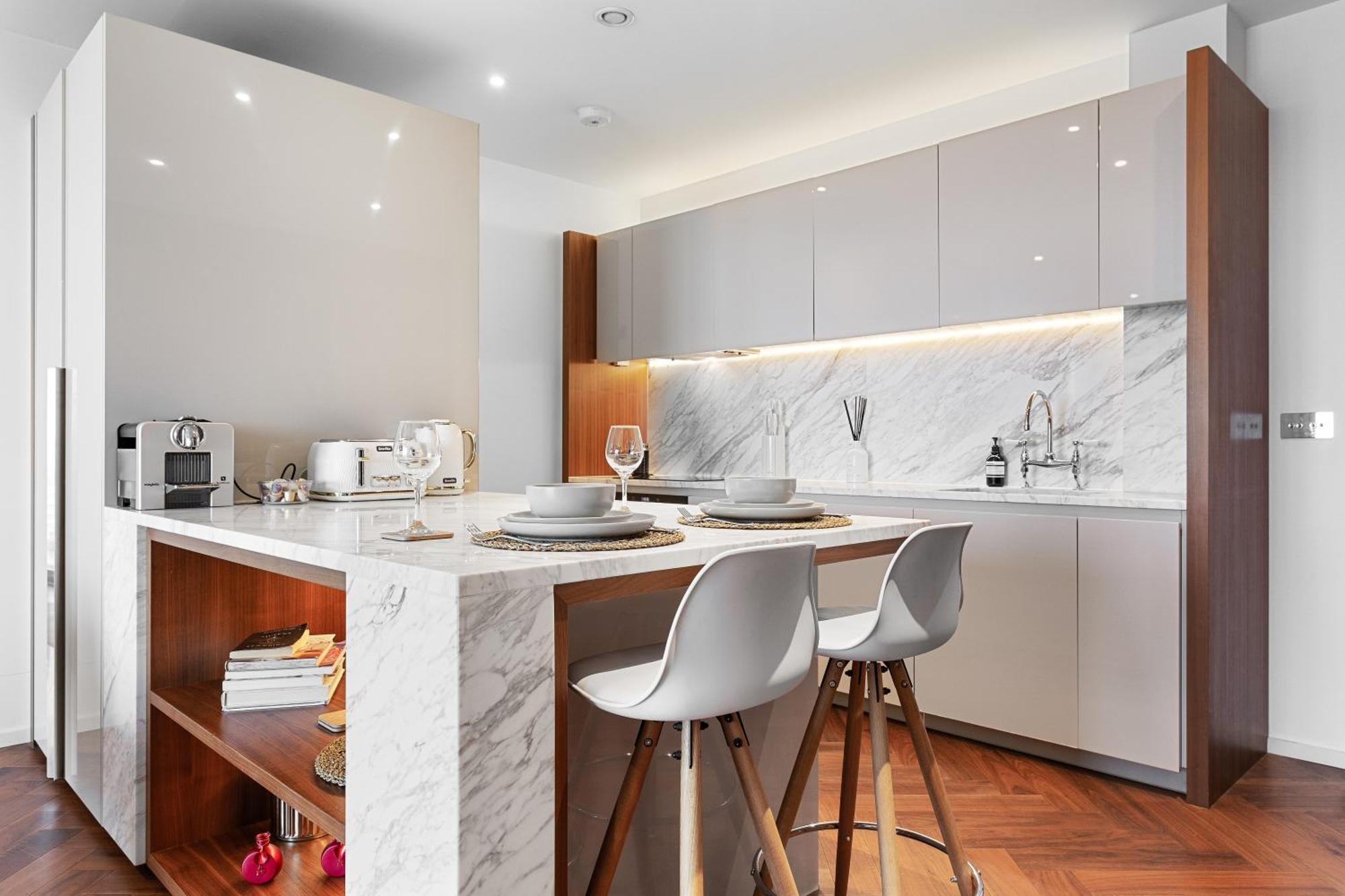 River Panorama Central London 2 Bedroom New Development Kültér fotó